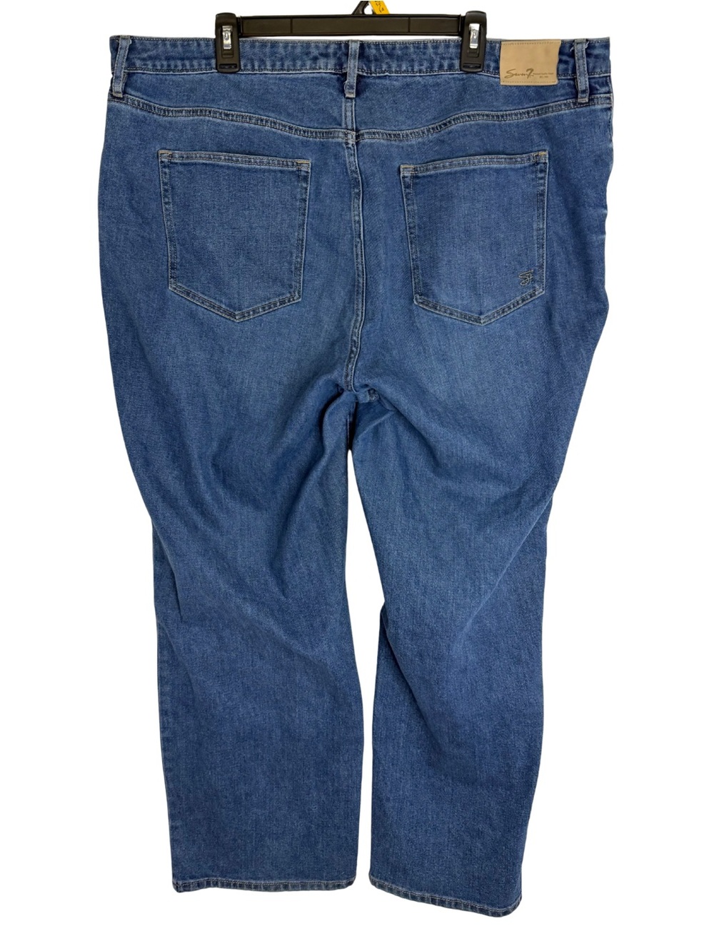 Seven7 Women's Straight Leg Blue Jeans - Picture 2 of 4